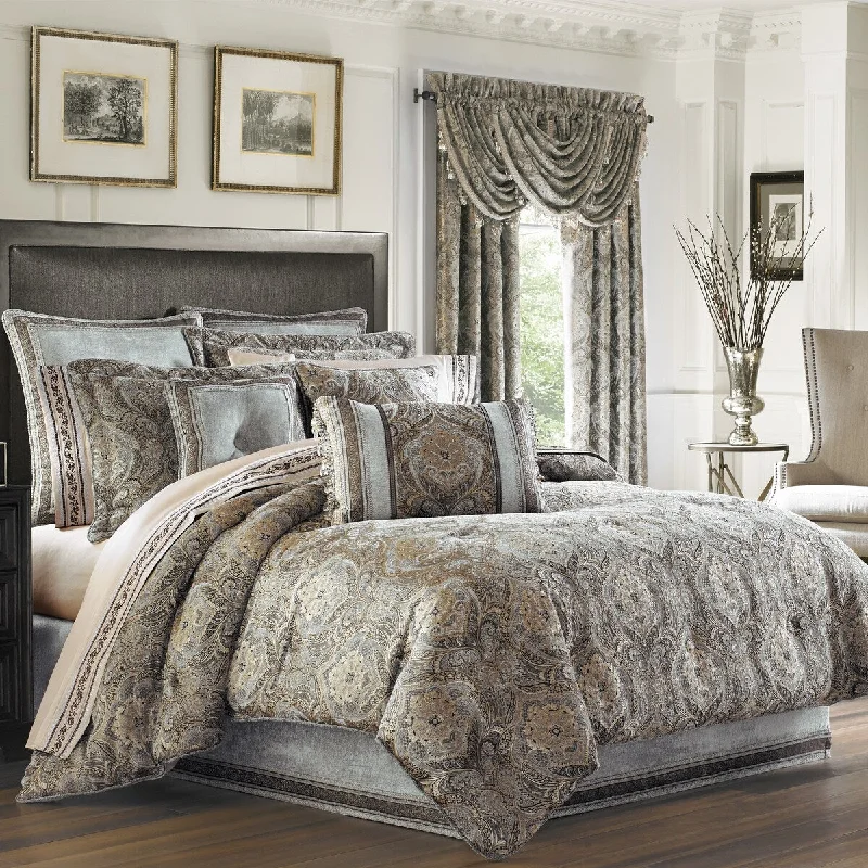 Synthetic - filled comforters like polyester for affordability and hypoallergenic propertiesJ. Queen New York Provence Comforter Set Synthetic - filled comforters like polyester for affordability and hypoallergenic propertiesJ. Queen New York Provence Comforter Set
