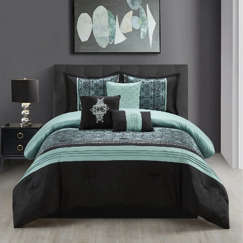 Wool - filled comforters with natural moisture - wicking and temperature - regulating featuresNanshing Shelly 7 Piece Transitional Comforter Set Wool - filled comforters with natural moisture - wicking and temperature - regulating featuresNanshing Shelly 7 Piece Transitional Comforter Set