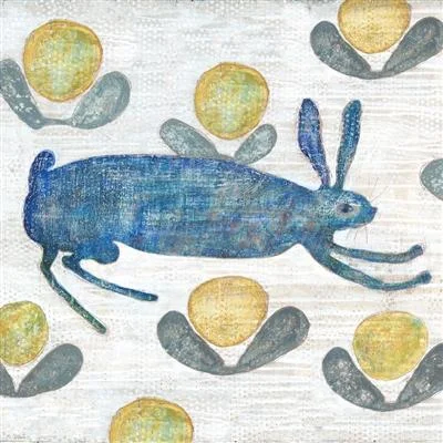 Wool - filled mattresses for natural insulation and moisture - wickingART PRINT - HAPPY HARE
