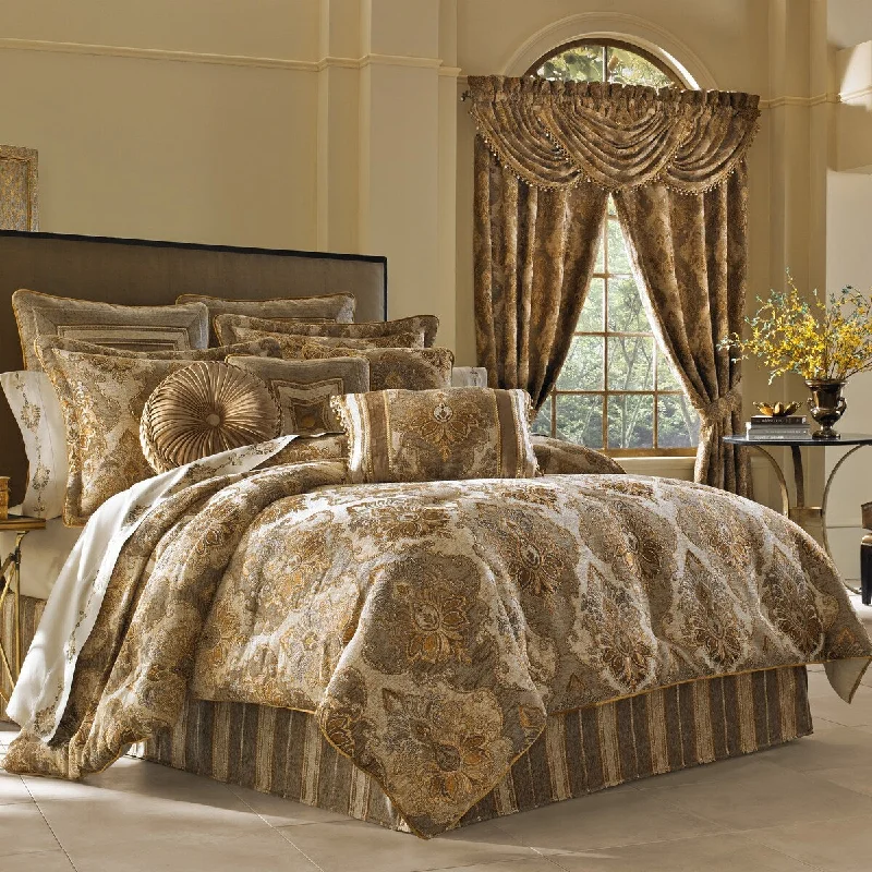 Duck down comforters with a softer feel and good warmth retentionJ. Queen New York Bradshaw Comforter Set Duck down comforters with a softer feel and good warmth retentionJ. Queen New York Bradshaw Comforter Set