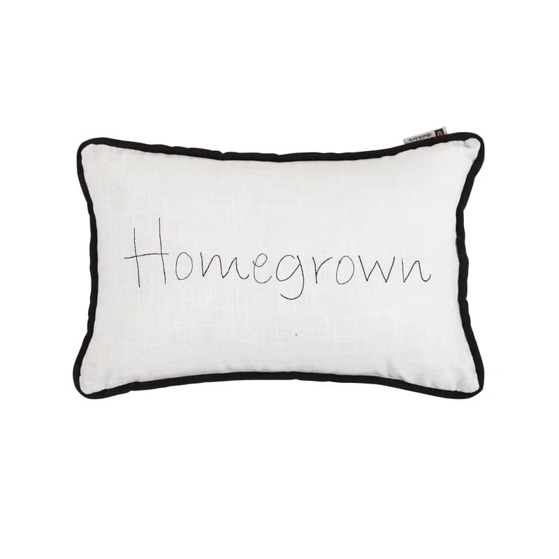Memory Foam Pillows for Neck SupportHomegrown Embroidered Pillow