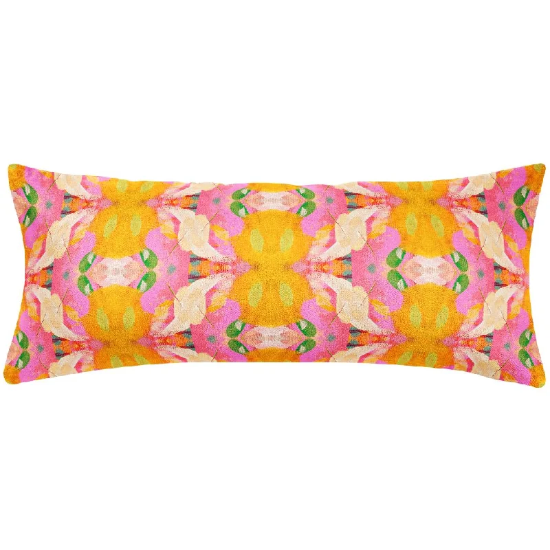 Back Support Pillows for Office ChairsFlower Child Marigold 14x36 Pillow