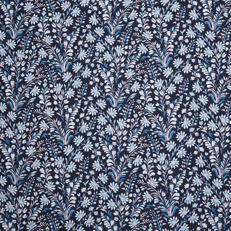 Plush Pillows for a Cozy BedValli Indigo Fabric
