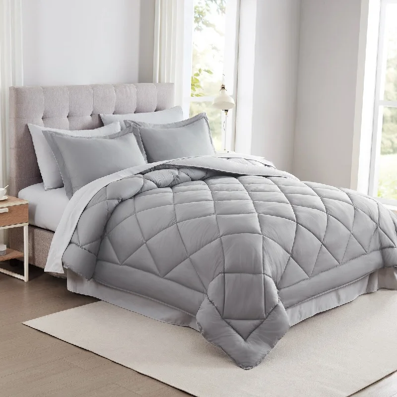 Full - size comforters suitable for full - sized beds in guest rooms or small bedroomsModern Threads 7-Piece Reversible Comforter Set - Includes Comforter, Sheets, Pillowcases, Shams Full - size comforters suitable for full - sized beds in guest rooms or small bedroomsModern Threads 7-Piece Reversible Comforter Set - Includes Comforter, Sheets, Pillowcases, Shams