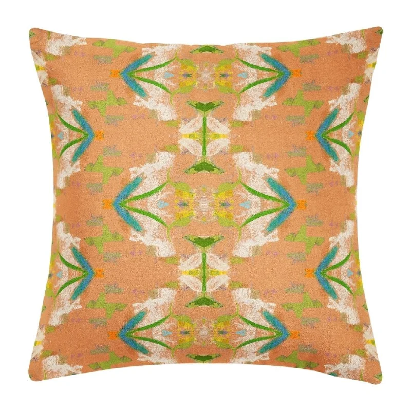 Back Support Pillows for Office ChairsEnglish Garden Orange 22x22 Pillow