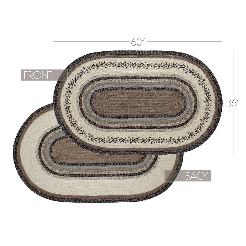 Bed skirts with a geometric print for a modern aestheticFloral Vine Jute Oval Rug w/ Pad 36x60 Bed skirts with a geometric print for a modern aestheticFloral Vine Jute Oval Rug w/ Pad 36x60