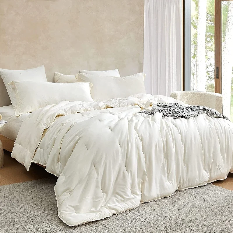 Duck down comforters with a softer feel and good warmth retentionIce Panda - Coma Inducer® Oversized Cooling Comforter Set - Sugar Swizzle