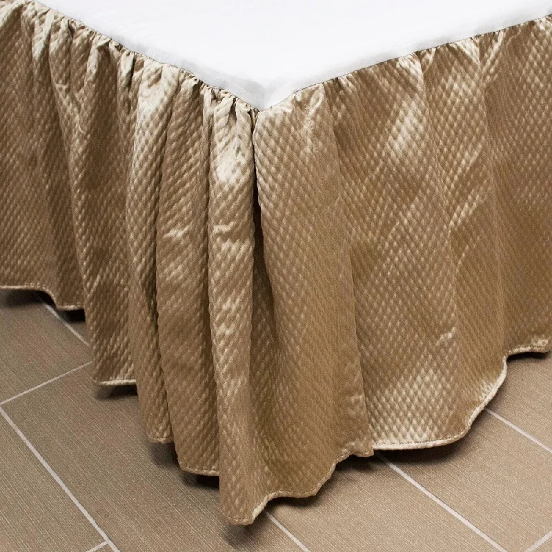 Bed skirts with a vintage - inspired patternAustin Horn Classics Prosper Luxury Bed Skirt Bed skirts with a vintage - inspired patternAustin Horn Classics Prosper Luxury Bed Skirt