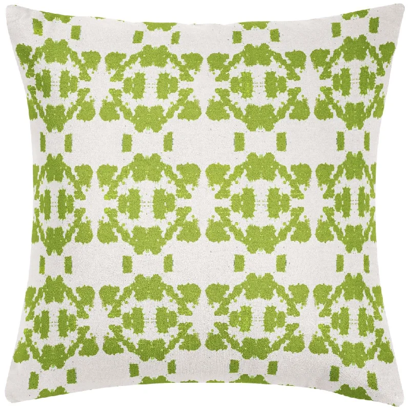 Plush Pillows for a Cozy BedMosaic Green 26x26 Pillow
