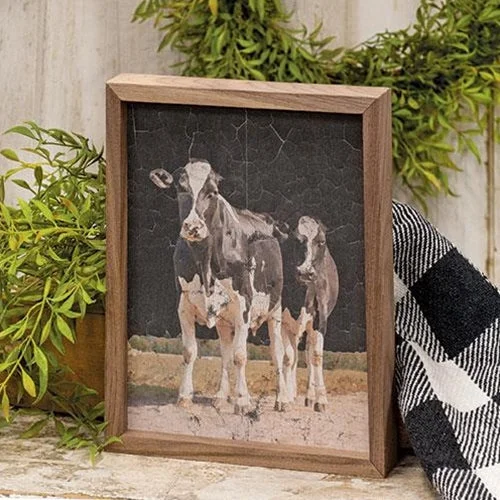 Bed skirts with a high - thread count for a quality feelTwo Holstein Cows Framed Print 8x10 Bed skirts with a high - thread count for a quality feelTwo Holstein Cows Framed Print 8x10