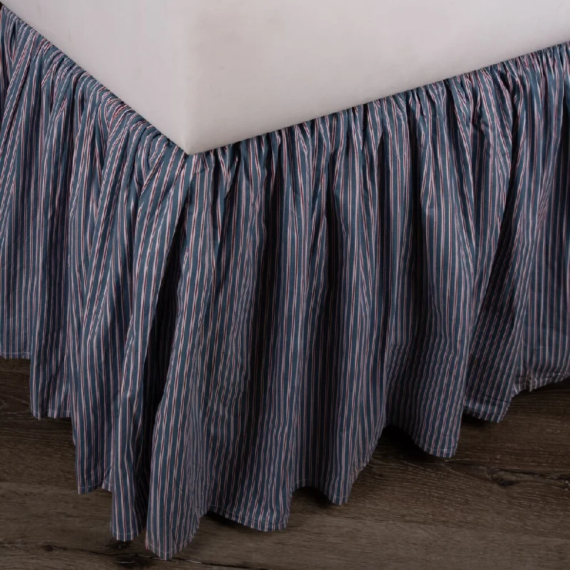Bed skirts with a mermaid - themed printCottage Home Hamp Stripe 3 Piece Tuck in Bed Skirt