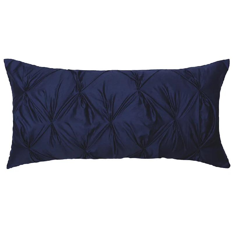 Hypoallergenic Pillows for Allergy SufferersNavy Blue Pintuck Throw Pillow