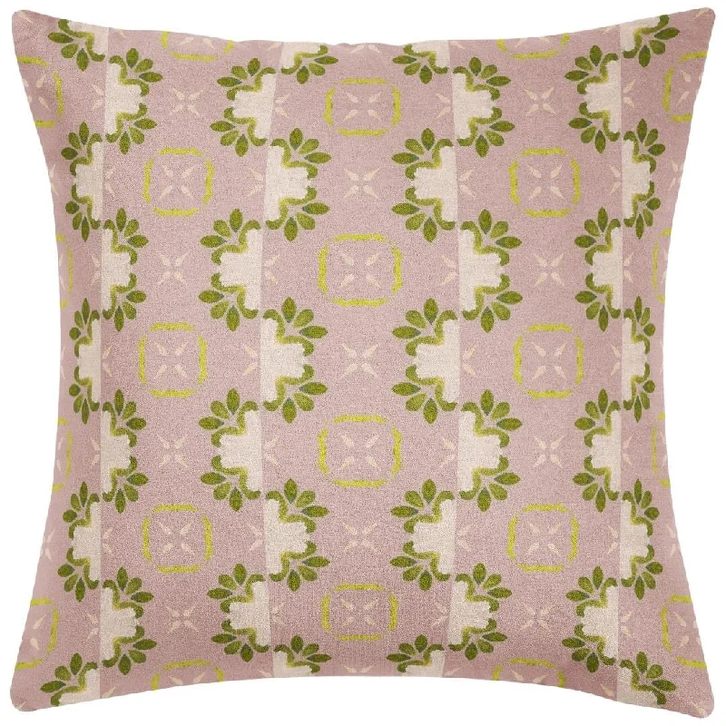 Cotton Pillows for Natural ComfortPrimrose Mauve 26x26 Pillow