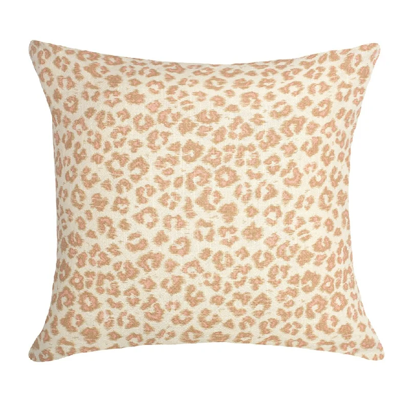 Travel Pillows for Long JourneysThe Pink Leopard Print Square Throw Pillow