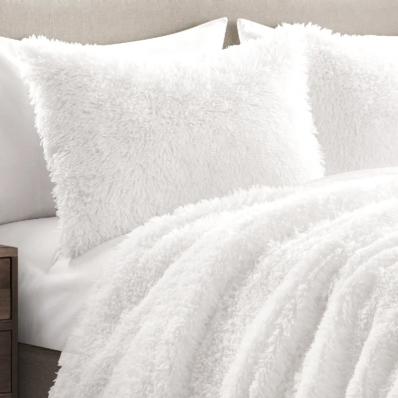 Goose down comforters known for their superior quality and insulationLush Decor Emma Faux Fur Comforter Set Goose down comforters known for their superior quality and insulationLush Decor Emma Faux Fur Comforter Set