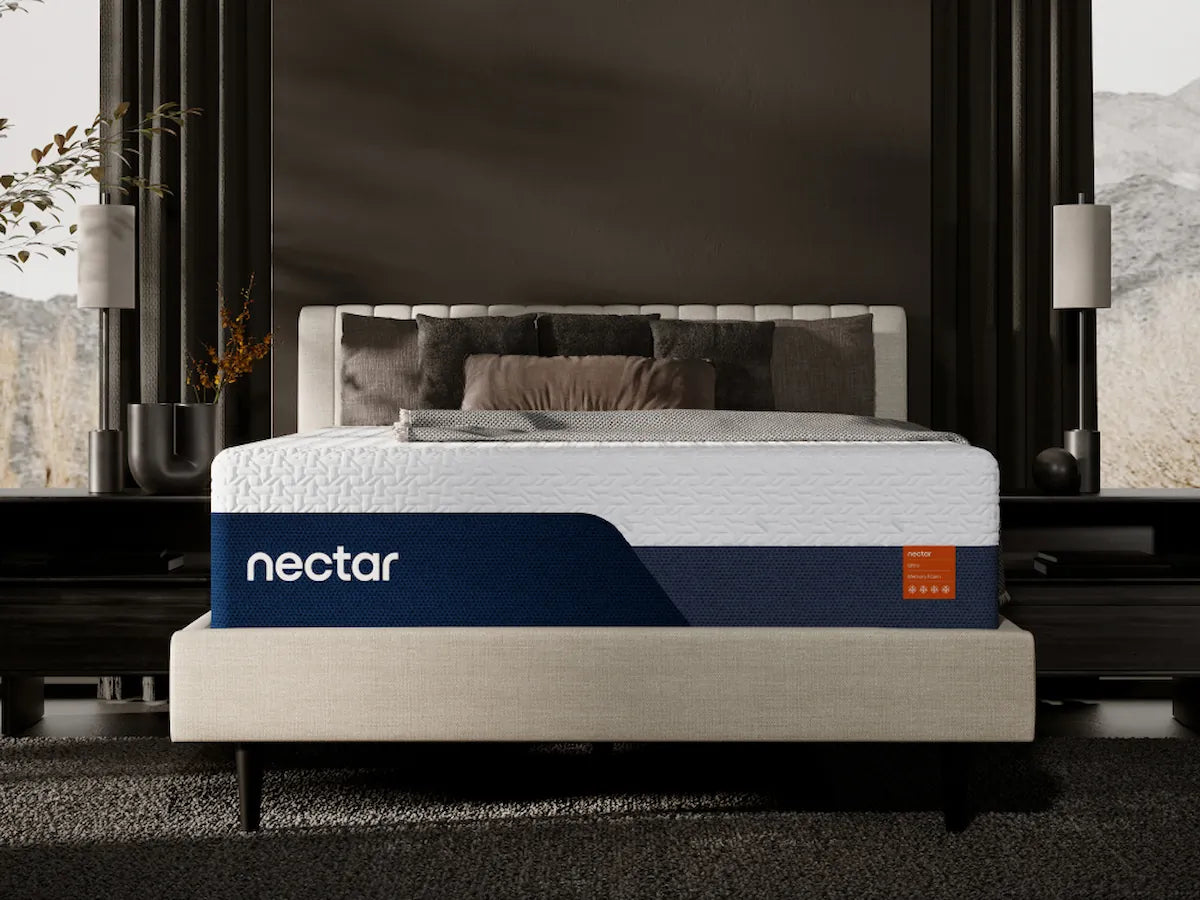 Natural latex and organic cotton blend mattressesNectar Ultra Memory Foam Mattress