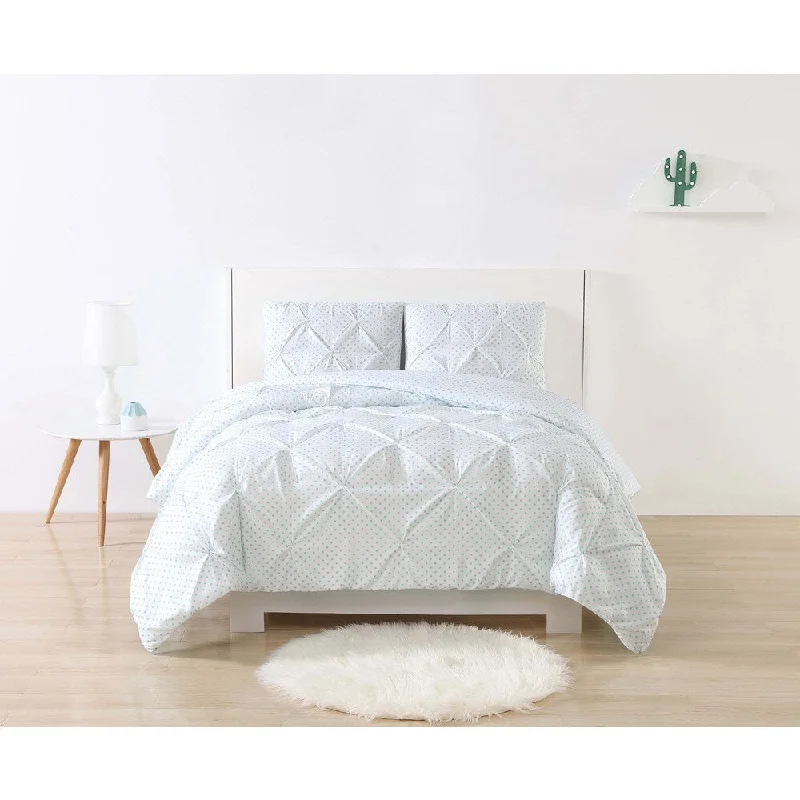 Hypoallergenic Pillows for Allergy SufferersMy World Dot Printed Pinch Pleat 3-piece Duvet Cover Set Hypoallergenic Pillows for Allergy SufferersMy World Dot Printed Pinch Pleat 3-piece Duvet Cover Set