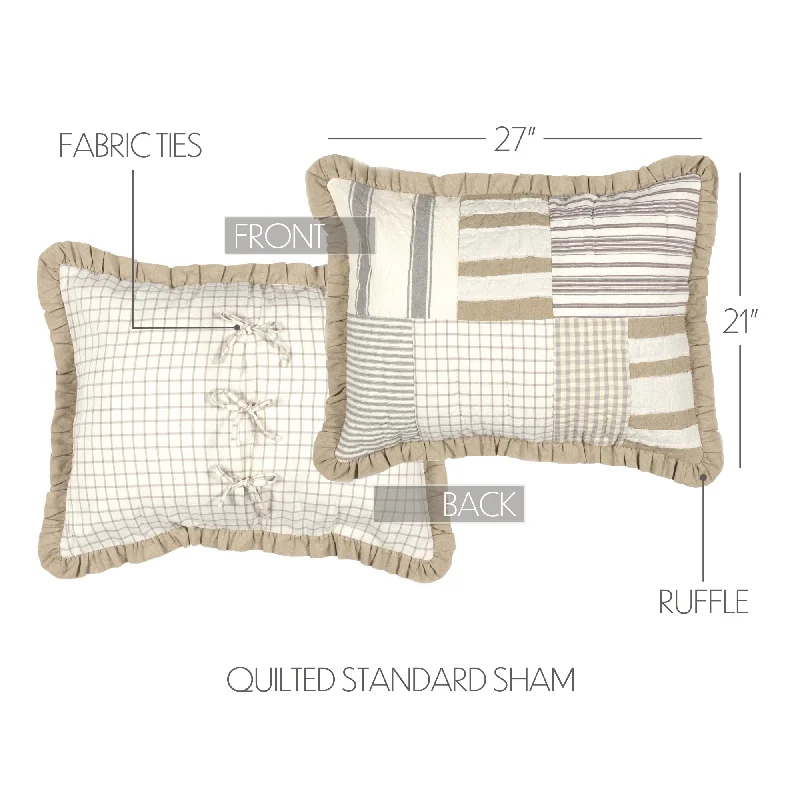 Bed skirts with a child - friendly printGrace Standard Sham 21x27