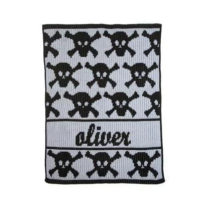 Gel - infused memory foam mattresses for cooler sleepLots of Skulls & Crossbones Personalized Stroller Blanket or Baby Blanket