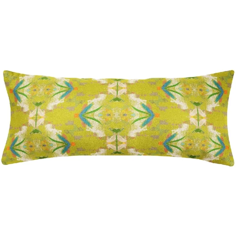 Travel Pillows for Long JourneysEnglish Garden Citron 14x36 Pillow