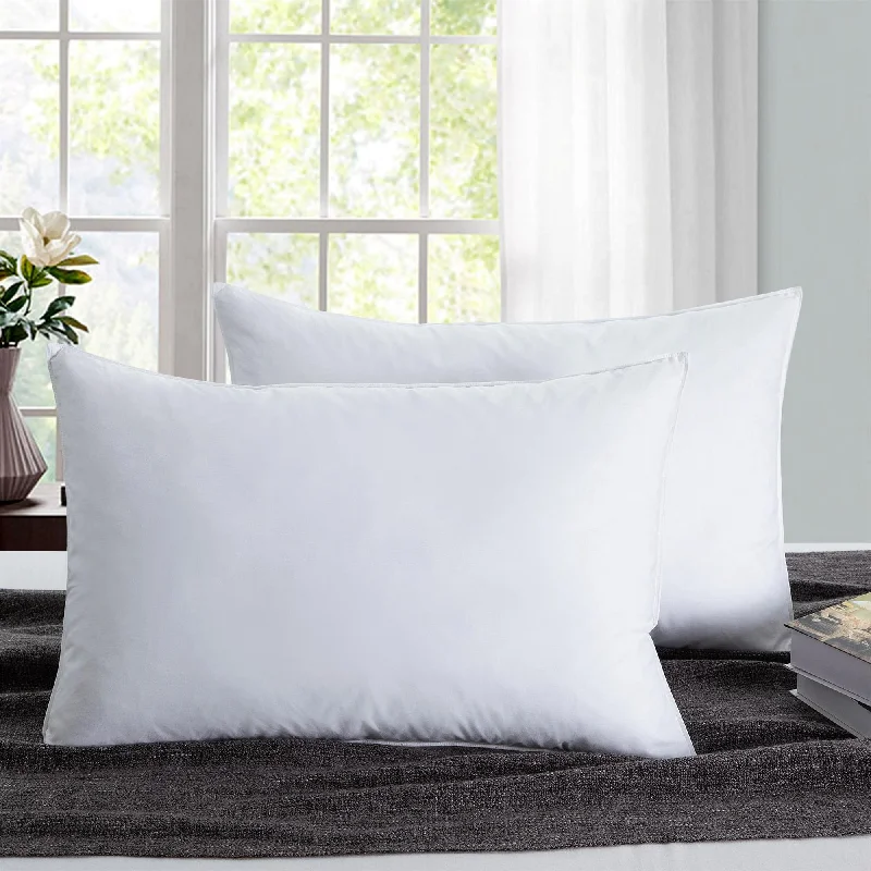 Firm Pillows for Side SleepersSet of 2 Goose Feather Bed Pillows Medium-Firm for Back and Side Sleepers - White Firm Pillows for Side SleepersSet of 2 Goose Feather Bed Pillows Medium-Firm for Back and Side Sleepers - White