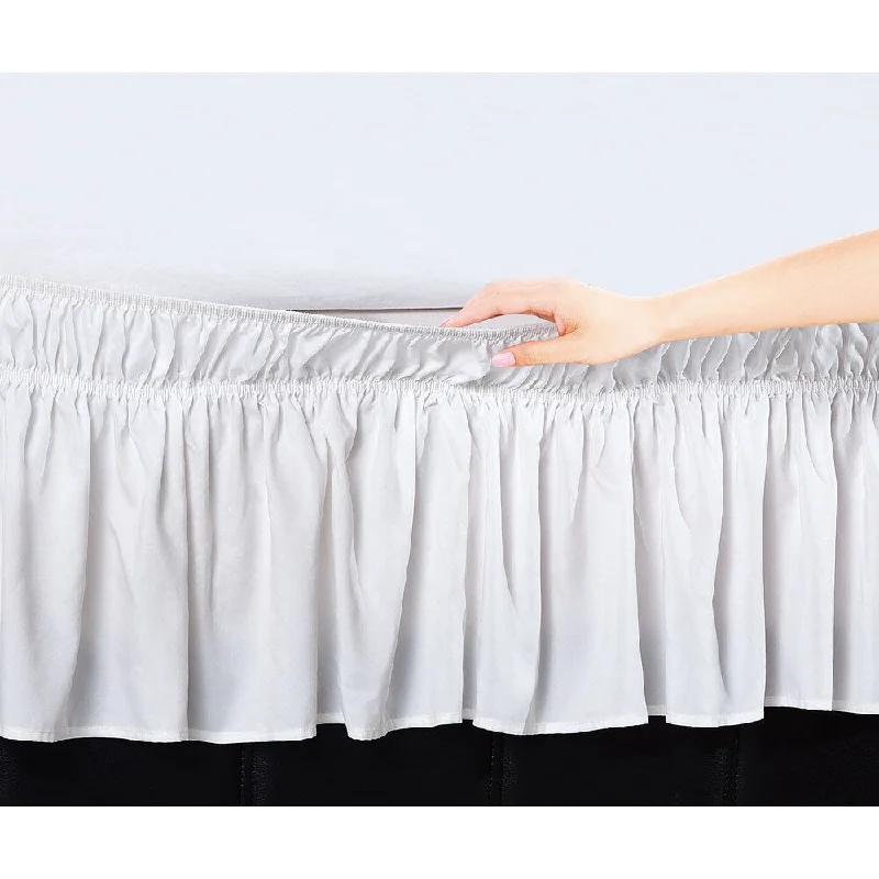 Bed skirts with a vintage - inspired patternCopper Grove Yarrow Easy Wrap Platform-Free 16-inch Drop Bed Skirt Bed skirts with a vintage - inspired patternCopper Grove Yarrow Easy Wrap Platform-Free 16-inch Drop Bed Skirt