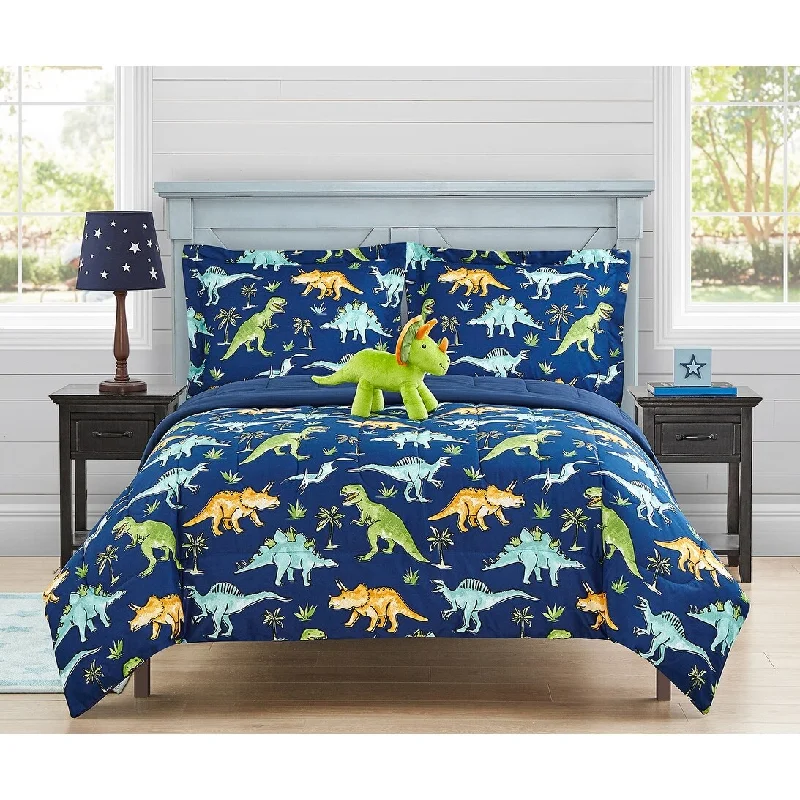 King - size comforters to fit large king - sized beds perfectlyALEX + BELLA Watercolor Dinosaur Juvi Soft Microfiber Comforter Set King - size comforters to fit large king - sized beds perfectlyALEX + BELLA Watercolor Dinosaur Juvi Soft Microfiber Comforter Set