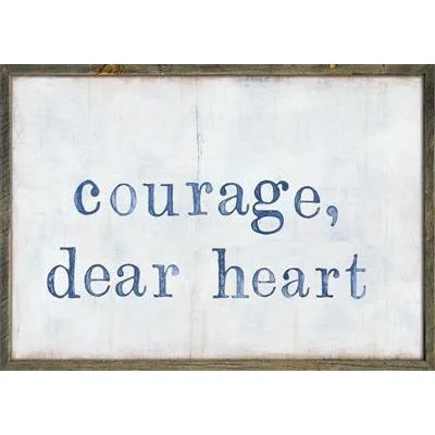 King - size mattresses for spacious master bedroomsART PRINT - COURAGE DEAR HEART
