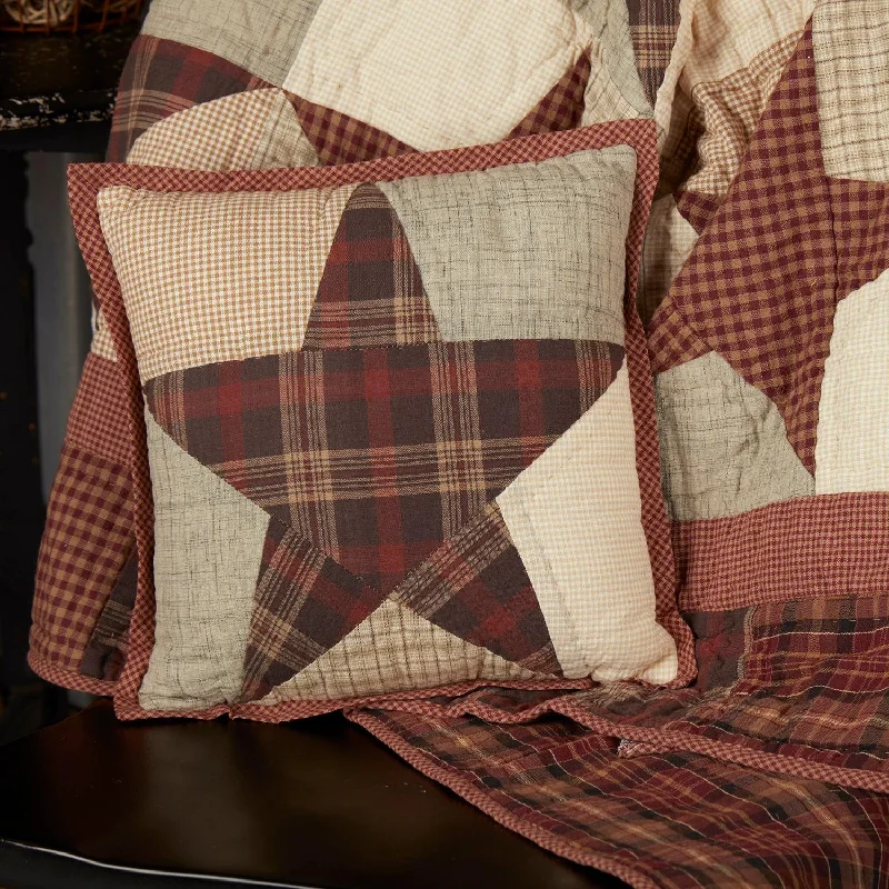 Decorative Pillows for Living Room MakeoverAbilene Star Quilted Pillow 12x12