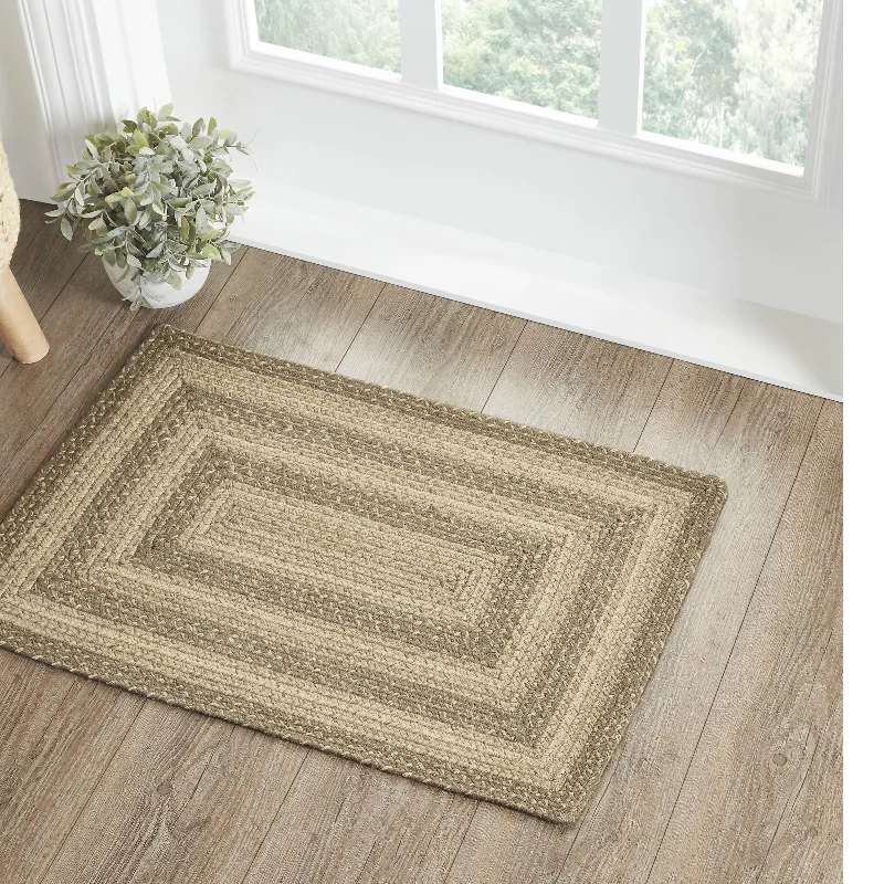 Checkered bed skirts for a classic patternCobblestone Jute Rug Rect w/ Pad 20x30