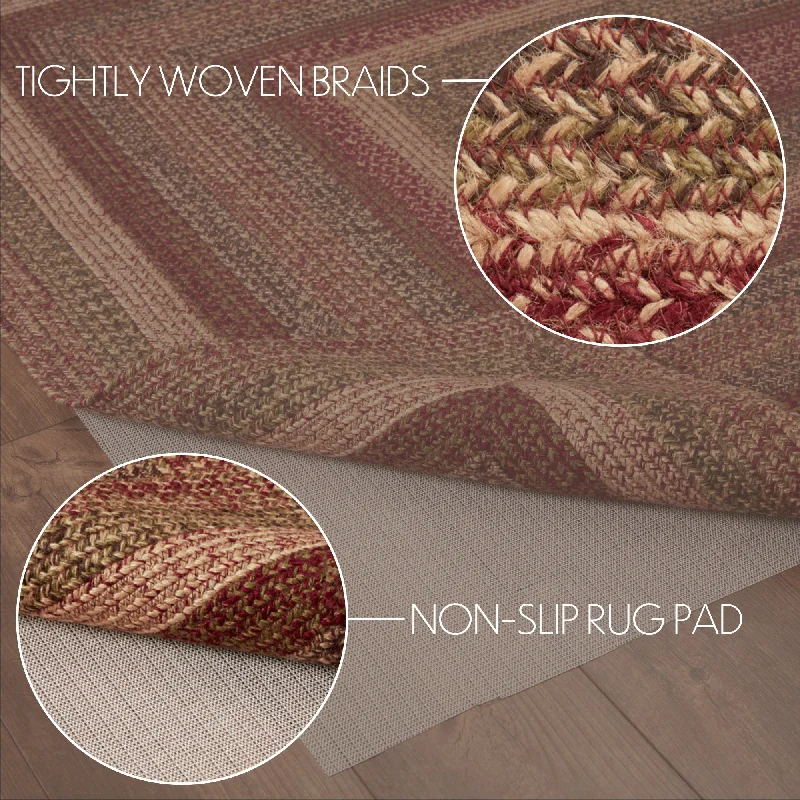 Bed skirts with a eco - friendly materialCider Mill Jute Rug Rect w/ Pad 60x96