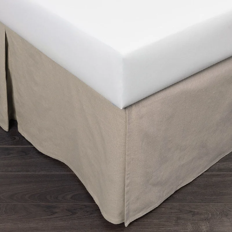 Cotton bed skirts for a soft and breathable lookPaige Khaki Queen 18-inch Drop 3 Piece Tuck in Bed Skirt Cotton bed skirts for a soft and breathable lookPaige Khaki Queen 18-inch Drop 3 Piece Tuck in Bed Skirt