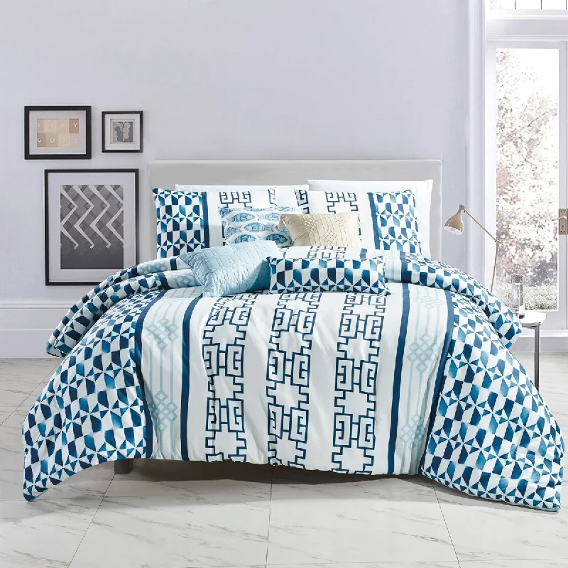 Microfiber - filled comforters that are lightweight and easy to care forNadifa Luxury 7 Piece Comforter Set Microfiber - filled comforters that are lightweight and easy to care forNadifa Luxury 7 Piece Comforter Set