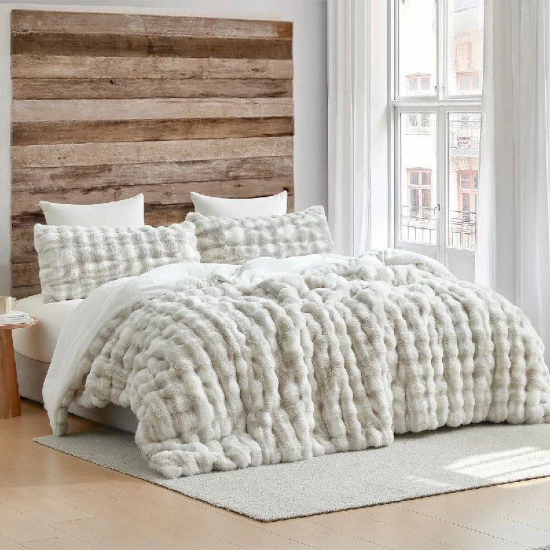 Synthetic - filled comforters like polyester for affordability and hypoallergenic propertiesOh Deer - Coma Inducer® Oversized Comforter Set - White-Tailed Gray