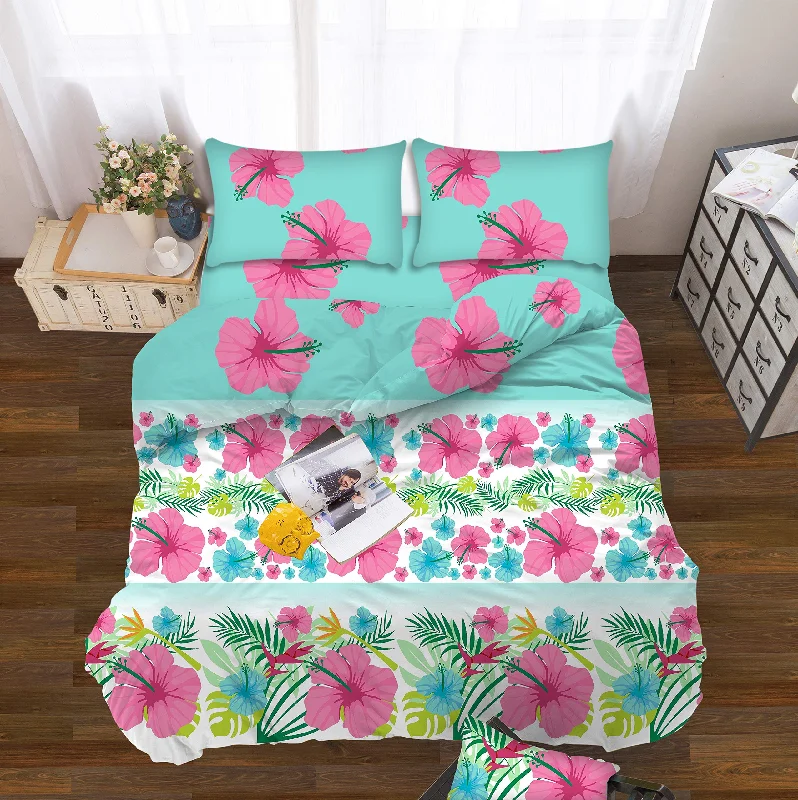 mid - century modern bedspreads with iconic shapes and colors for a stylish spaceAll American Collection Teal Flowers Printed Sheet Set mid - century modern bedspreads with iconic shapes and colors for a stylish spaceAll American Collection Teal Flowers Printed Sheet Set