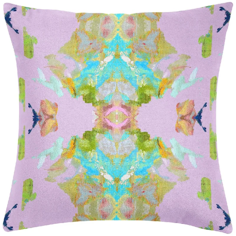 Silk Pillows for Smooth Skin and HairStained Glass Lavender 26x26 Pillow