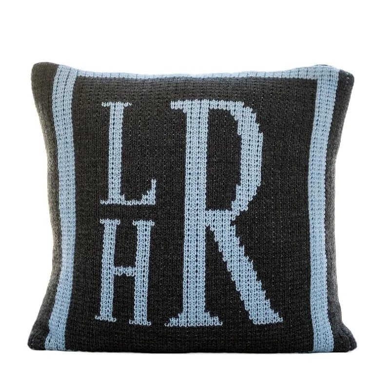 Hybrid mattresses combining foam and innerspring technologyInitial Stacked Monogram Personalized Pillow