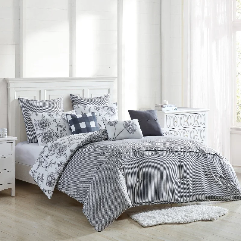 Down - filled comforters for supreme warmth and lightnessModern Threads Audrey 8-Piece Comforter Set