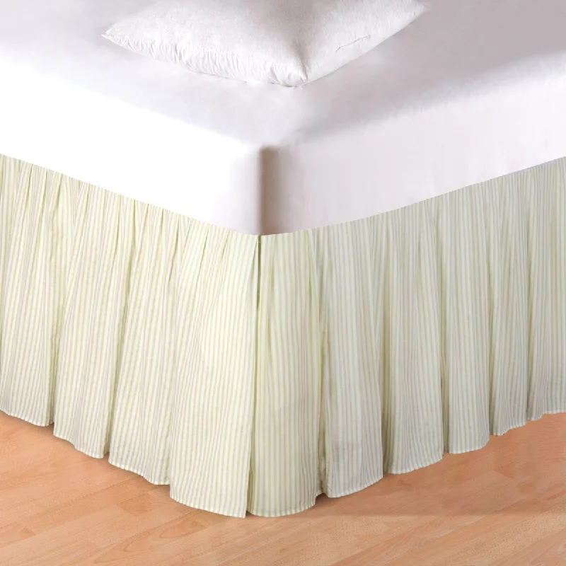 Bed skirts with a bohemian - inspired patternWhitney Bed Skirts