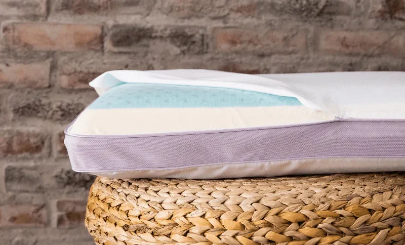 Natural latex and organic cotton blend mattressesDreamFit DreamComfort Max Queen Pillow Natural latex and organic cotton blend mattressesDreamFit DreamComfort Max Queen Pillow