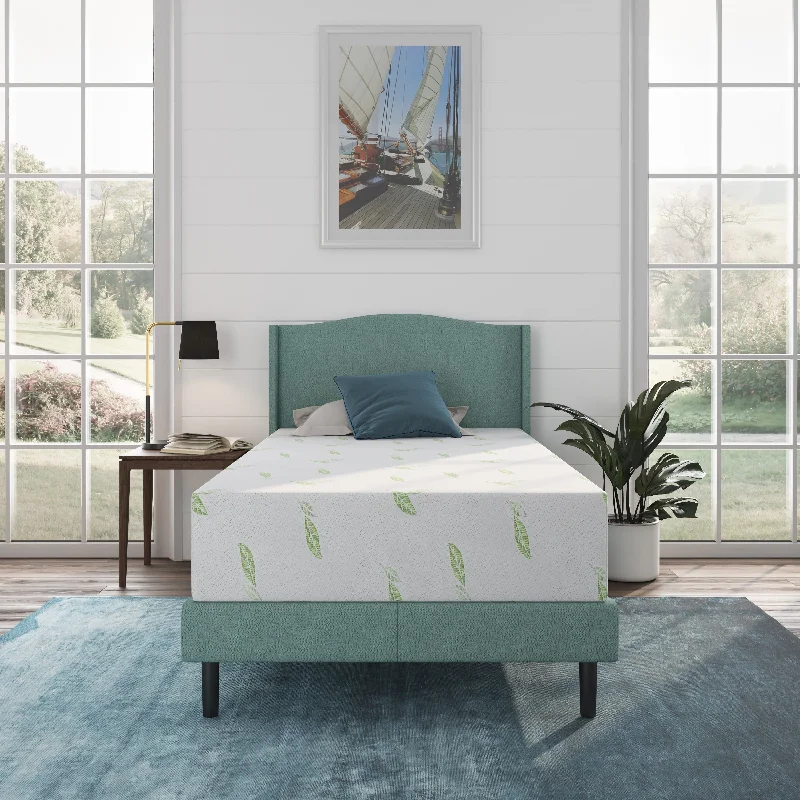 Hybrid mattresses combining foam and innerspring technologyNapQueen Anula 10" Green Tea Memory Foam Mattress, Bed in a Box