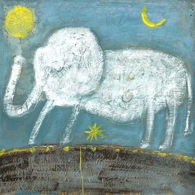 Gel - infused memory foam mattresses for cooler sleepART PRINT - BABY ELEPHANT