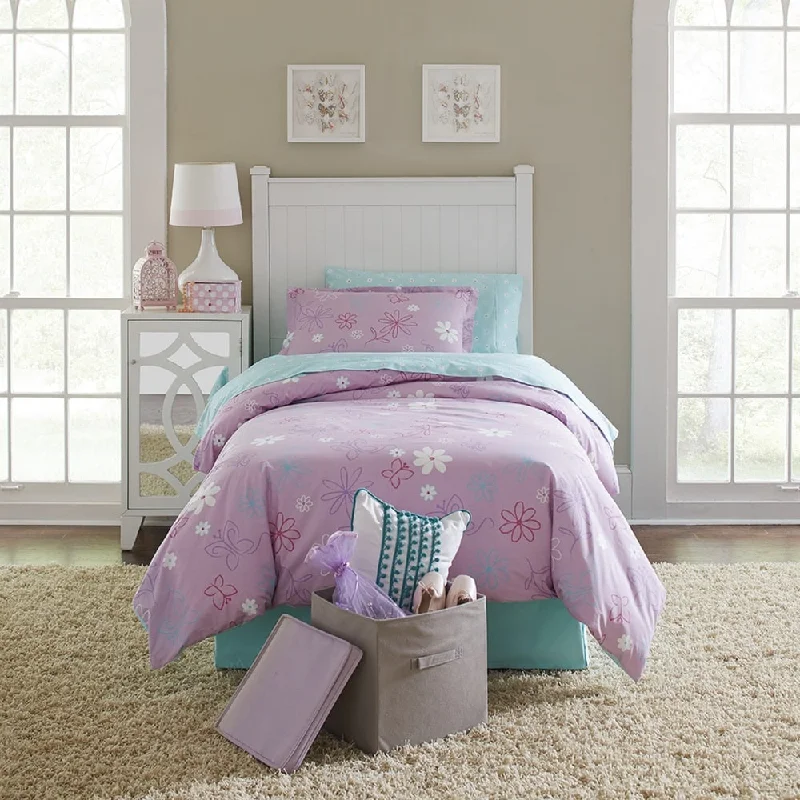 Silk Pillows for Smooth Skin and HairLullaby Bedding Butterfly Garden Printed Cotton 3-piece Duvet Set Silk Pillows for Smooth Skin and HairLullaby Bedding Butterfly Garden Printed Cotton 3-piece Duvet Set