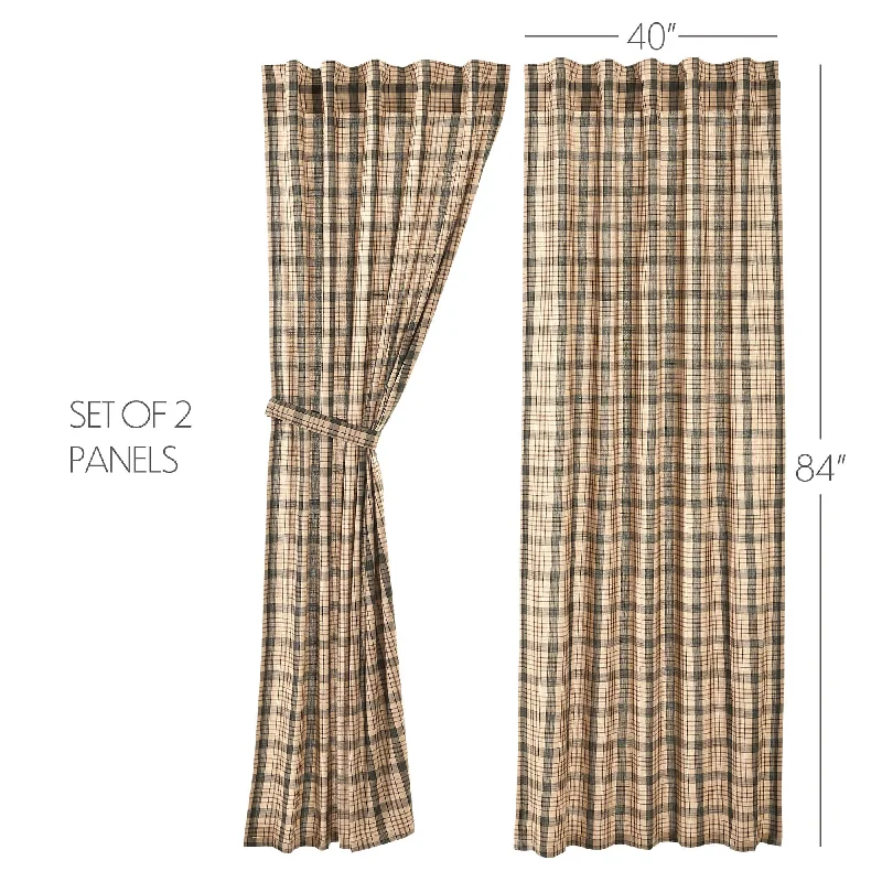 Bed skirts in bold colors for a statement - making lookCider Mill Plaid Panel Set of 2 84x40 Bed skirts in bold colors for a statement - making lookCider Mill Plaid Panel Set of 2 84x40