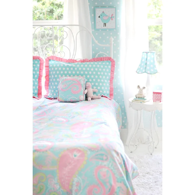 Travel Pillows for Long JourneysPixie Baby Aqua 4-piece Duvet Cover Set