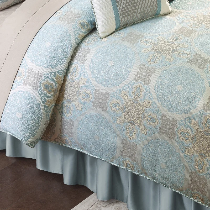 Latex - filled comforters with a bouncy texture and good supportJonet 6PC Comforter Set