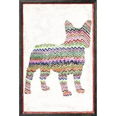 Natural latex and organic cotton blend mattressesART PRINT - FRENCHIE WITH ZIG ZAGS Natural latex and organic cotton blend mattressesART PRINT - FRENCHIE WITH ZIG ZAGS