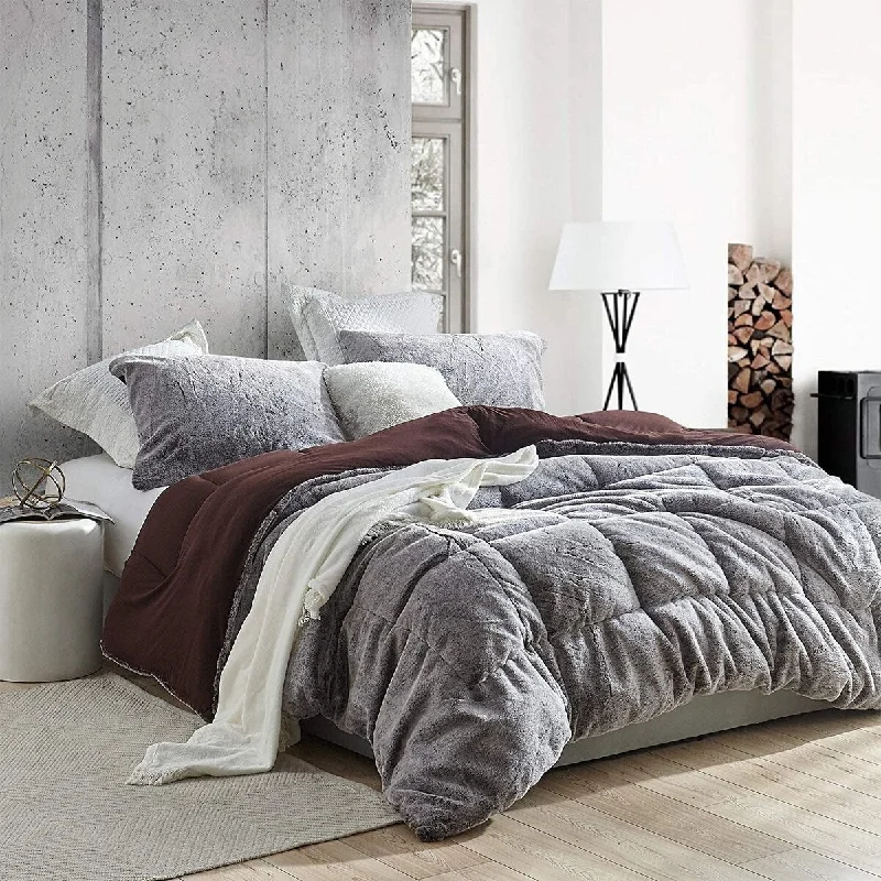 Queen - size comforters for standard queen - sized mattressesAww Buddy - Coma Inducer® Oversized Comforter Set - Seal Brown