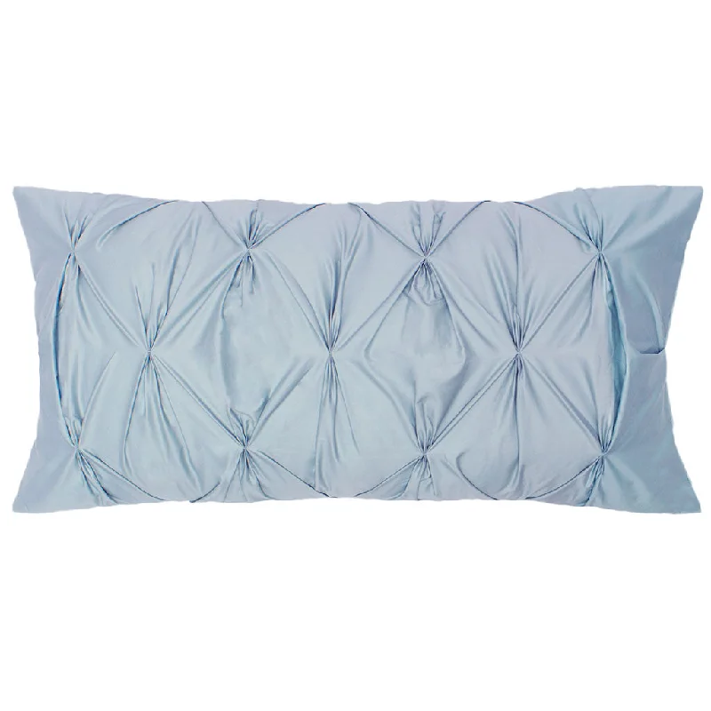 Decorative Pillows for Living Room MakeoverFrench Blue Pintuck Throw Pillow