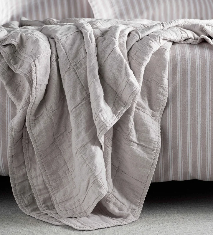 mid - century modern bedspreads with iconic shapes and colors for a stylish spacePebble Grey Finn 100% Cotton Quilted Throw mid - century modern bedspreads with iconic shapes and colors for a stylish spacePebble Grey Finn 100% Cotton Quilted Throw